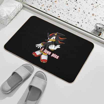 Shadow The Hedgehog I Love Piss Bath Mat