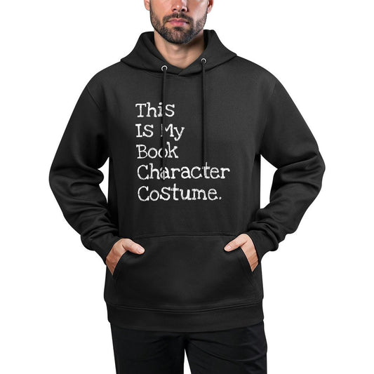 This Is My Book Character Costume Funny Halloween Layering Staple Hoodie