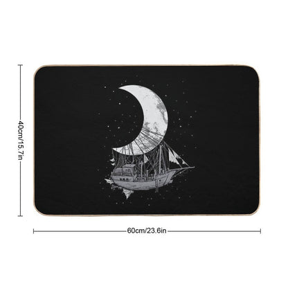 Moon Ship  Eco-Friendly Bath Mat