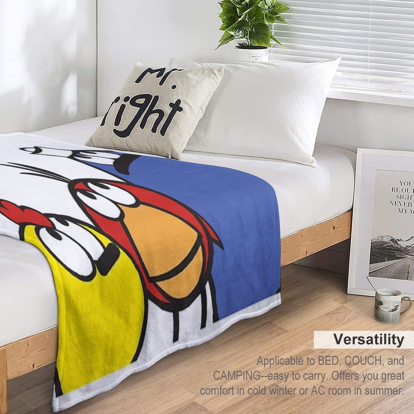 Peep And The Big Wide World Throw Blanket