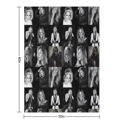 Helene Fischer Collage Throw Blanket