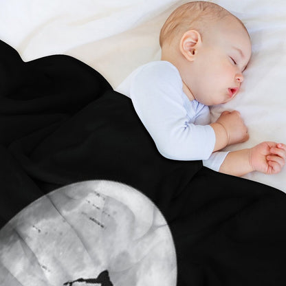 MTB Moon Jump Throw Blanket