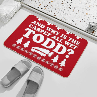Soggy Christmas Bath Mat