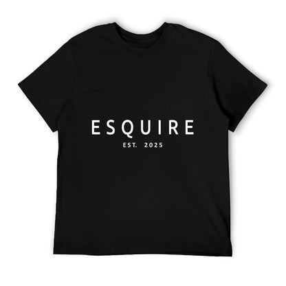 Esquire Est. 2025 Attorney Lawyer Law School Graduation T-Shirt