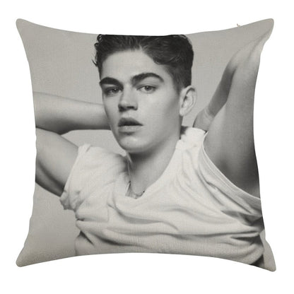 Hero Fiennes Tiffin Hardin Scott Linen Throw Pillow Cover