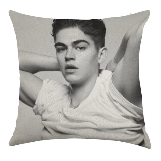 Hero Fiennes Tiffin Hardin Scott Linen Throw Pillow Cover