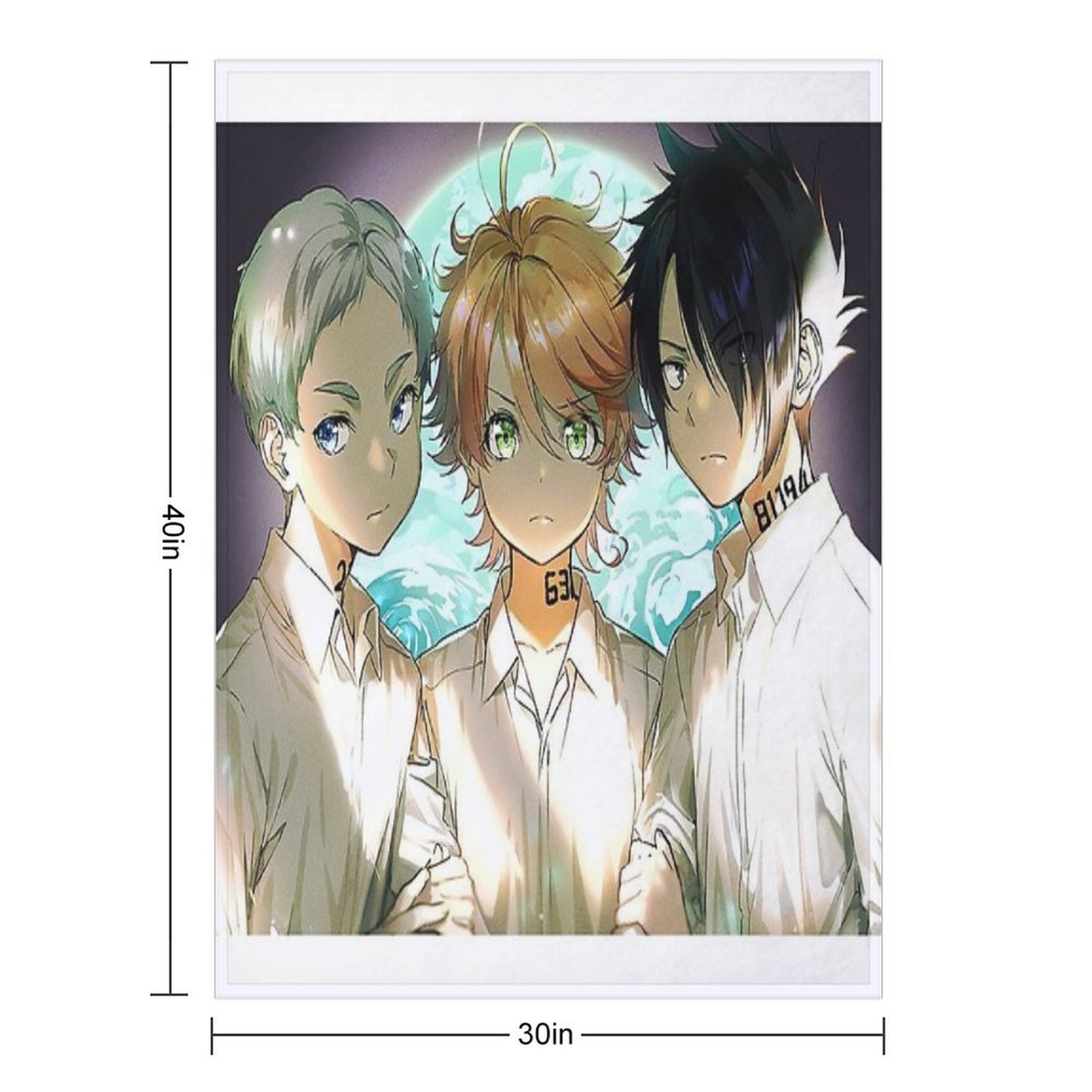 Prodiges - The Promised Neverland Throw Blanket