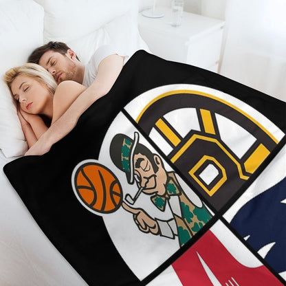 Boston Sports Throw Blanket