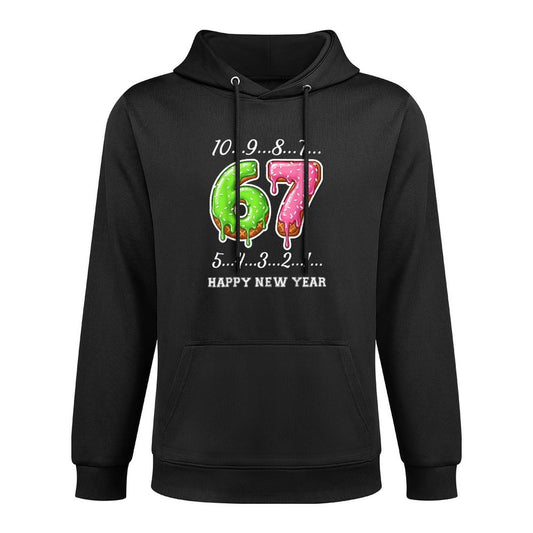 67 Happy New Year Six Seven Funny Countdown 2026 Brainrot Shrink-Resistant Hoodie