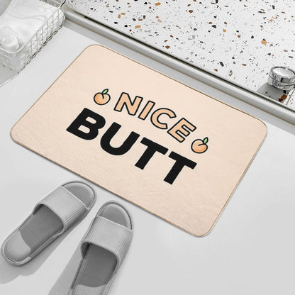 Nice Butt Peach Bath Mat