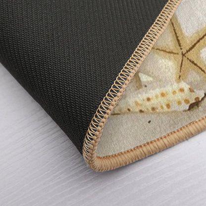 Seashells on The Beach Bath Mat