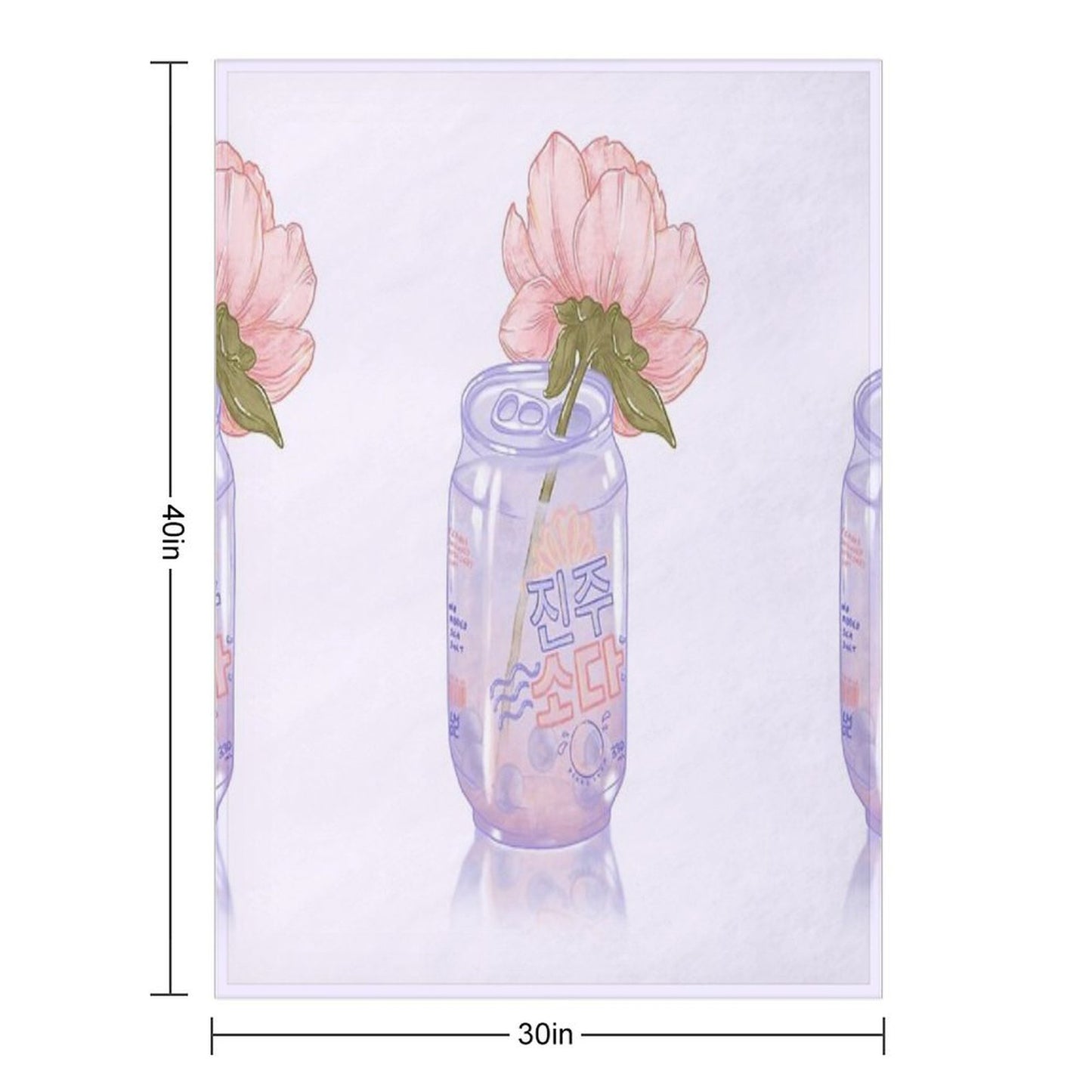 Pearl Soda Throw Blanket