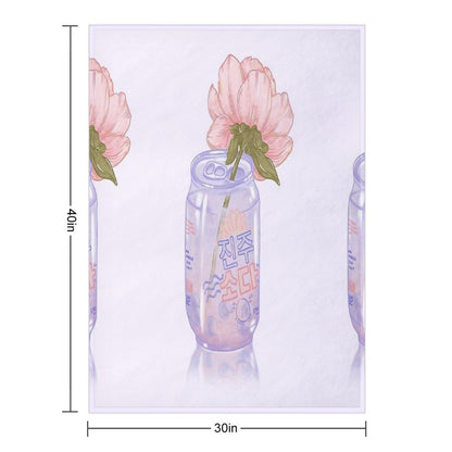 Pearl Soda Throw Blanket