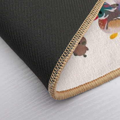 Duck And Duckling Bath Mat