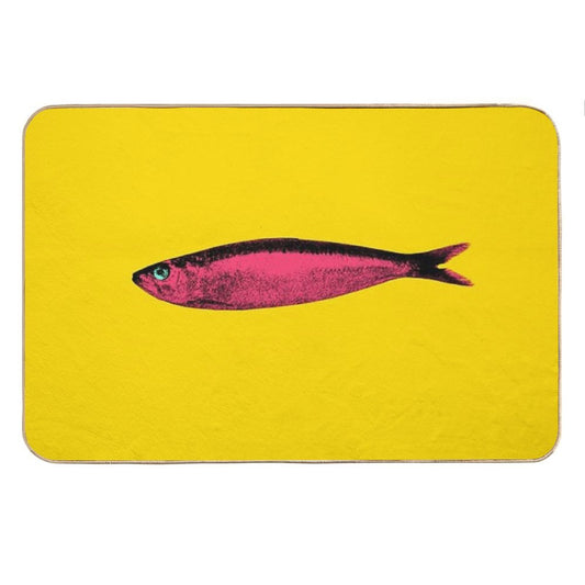 Pink Sardine Bath Mat