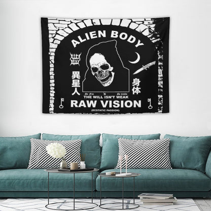 Raw Vision Tapestry