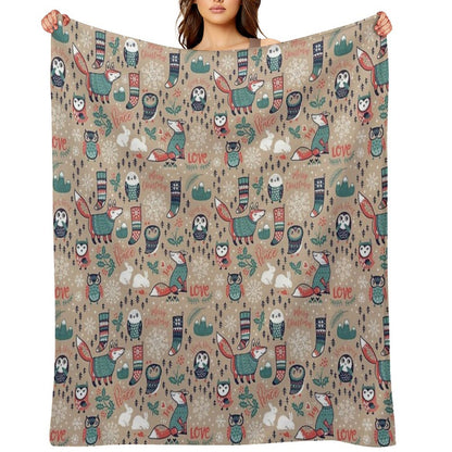 Christmas Wishes Throw Blanket