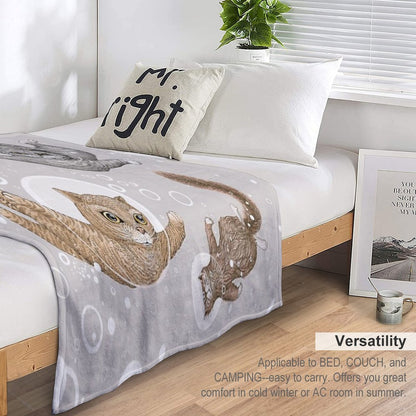 Cat Throw Blanket