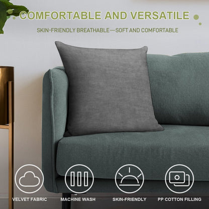 ██ Rough Concrete Gray Soft Warmth Comfort Throw Pillow