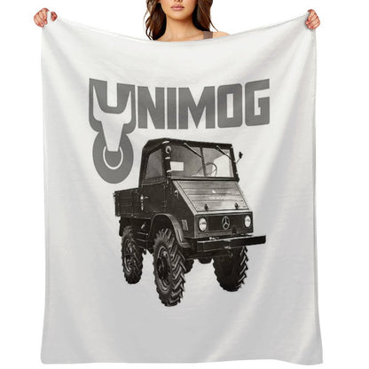 UNIMOG Oldschool Throw Blanket