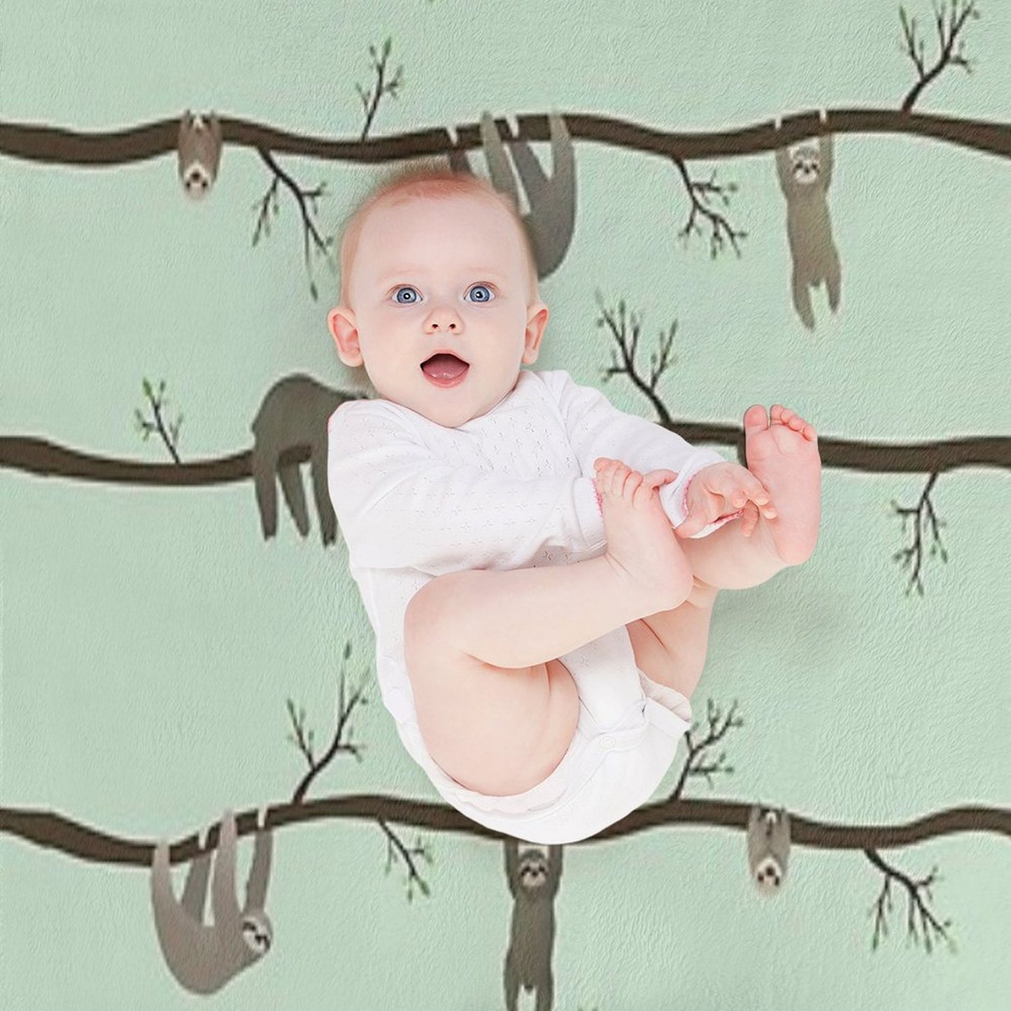 Sloths Throw Blanket