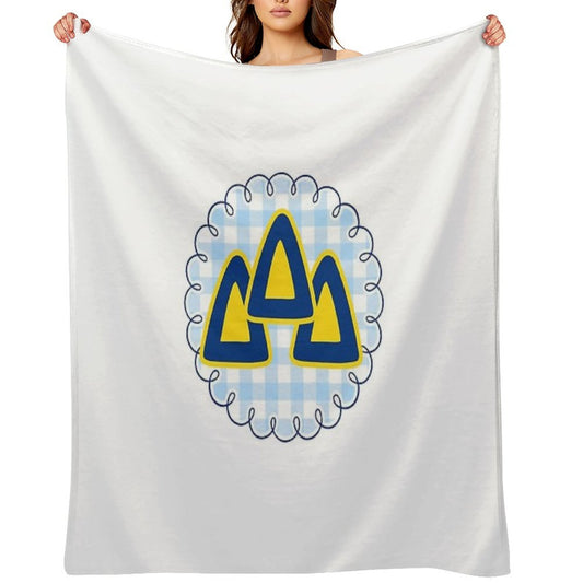 Delta Delta Delta Throw Blanket
