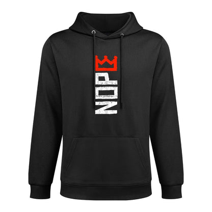 No Kings Protest Sign Vertical Versatile Streetwear Hoodie
