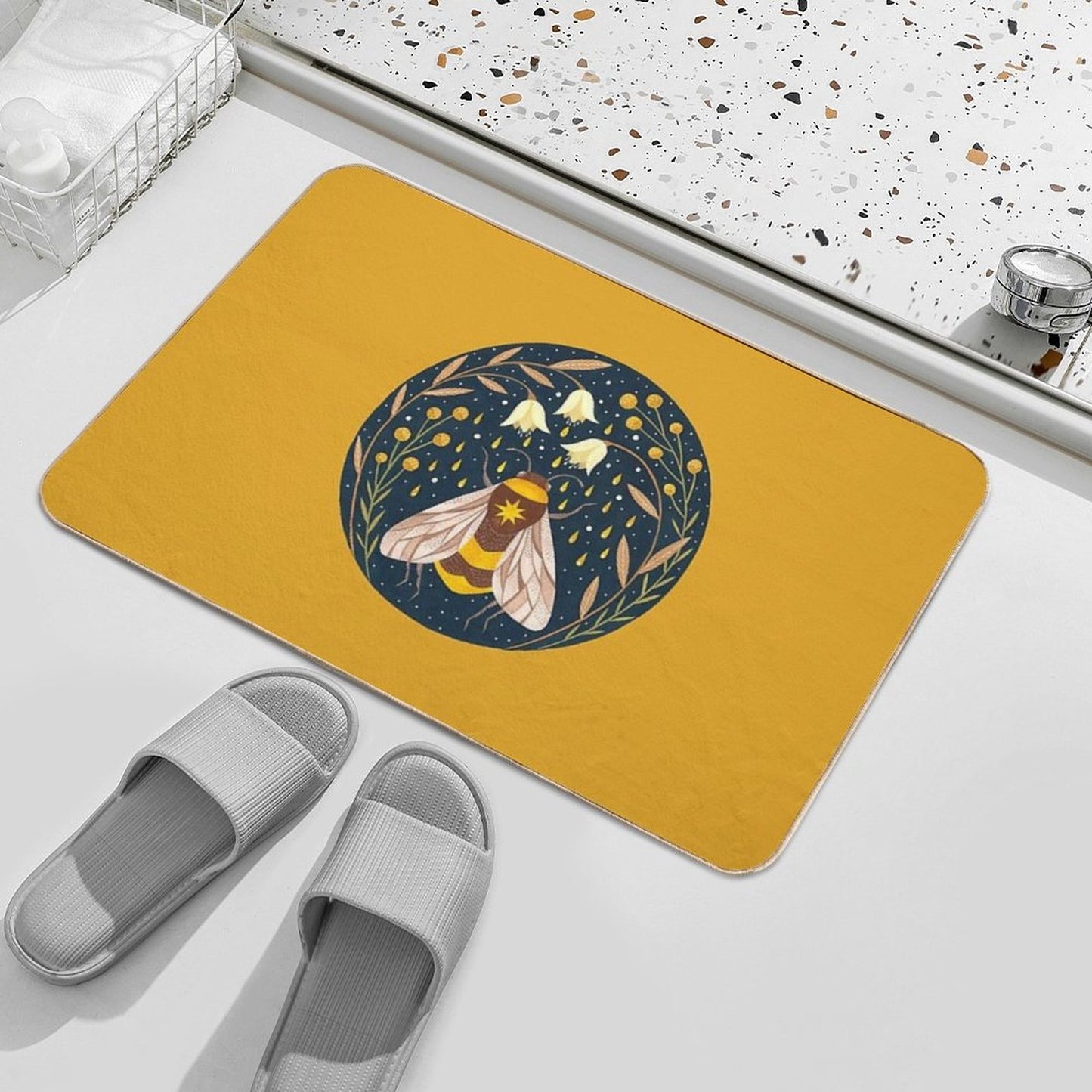 Harvester of Gold Bath Mat