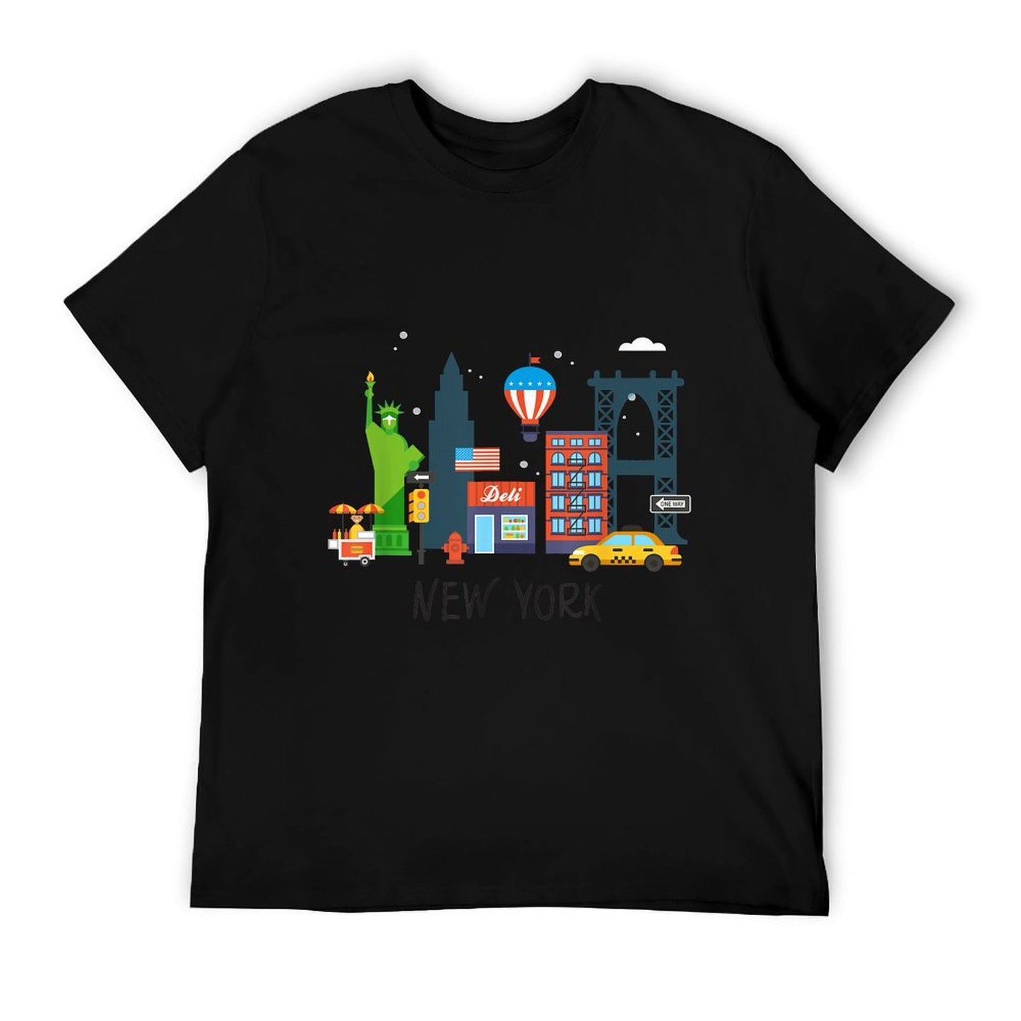 New York City NY Icons Souvenir Kids Gift T-Shirt