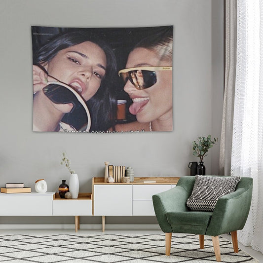 Kendall And Hailey Tapestry