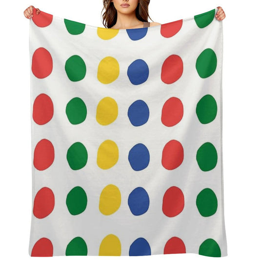 Twister Pattern Throw Blanket