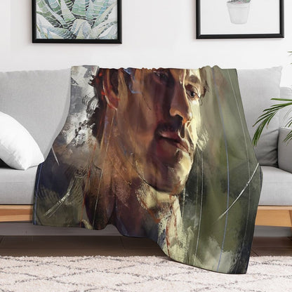 Happiness Does Not Wait Throw Blanket