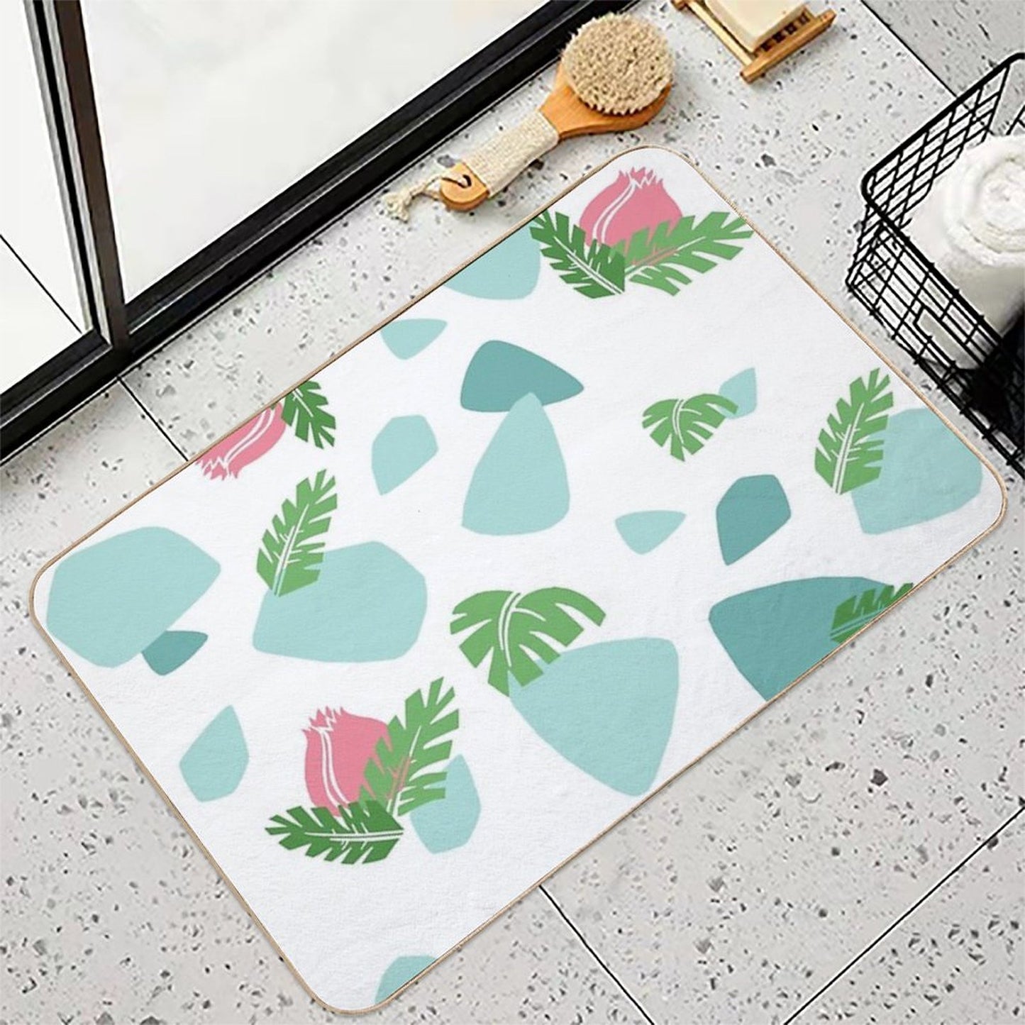 Ivysaur Pattern Bath Mat