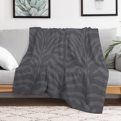 Tiger Print Design Throw Blanket