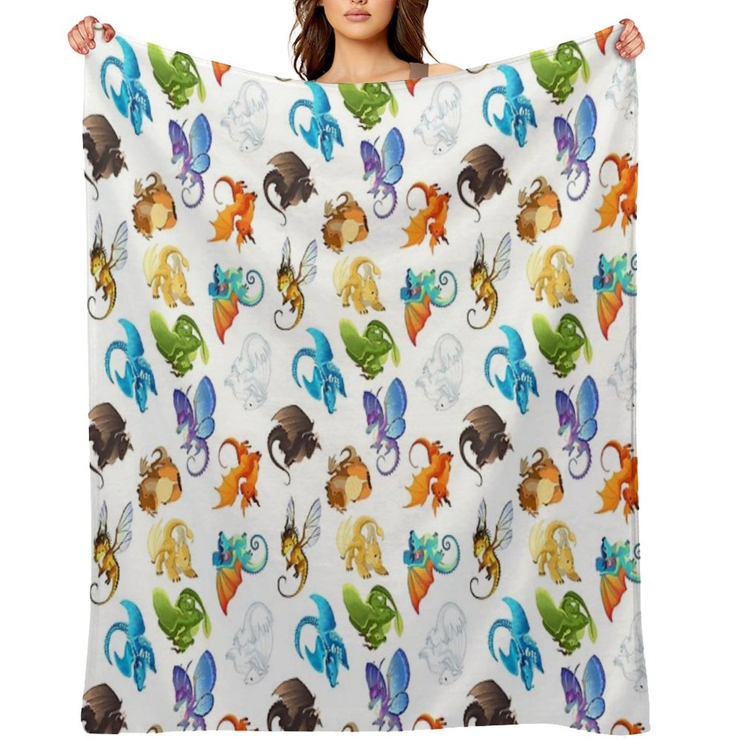 Wings of Fire Pattern Throw Blanket