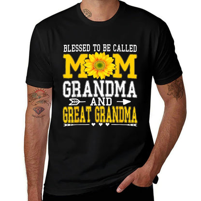 Blessed To Be Called Mom Grandma Great Grandma Mother's Day  Affordable Price T-Shirt