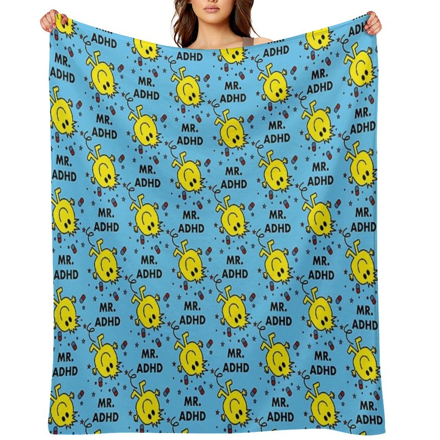 MR ADHD Throw Blanket