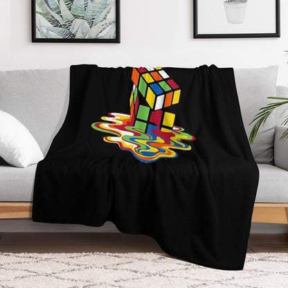 Rubick's Cube Throw Blanket