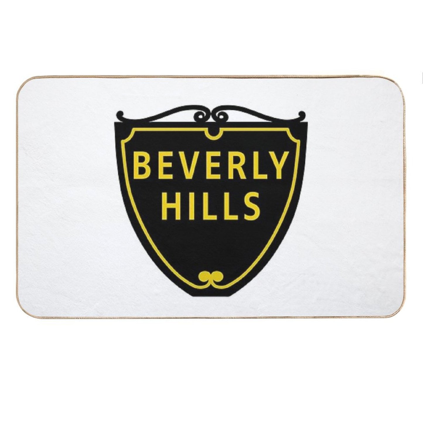 Beverly Hills Street Sign Bath Mat
