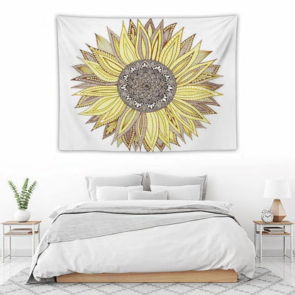 Sunflower Mandala Tapestry