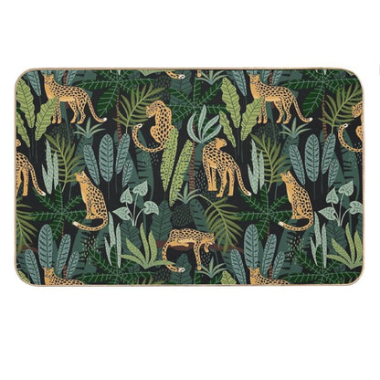 Indian Jungle  Pattern Bath Mat