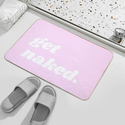 Pink Get Naked Bath Mat