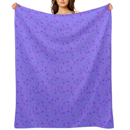 Koops Glitch Pattern Throw Blanket