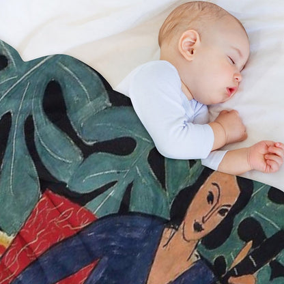 Henri Matisse - Music - Exhibition Poster Throw Blanket