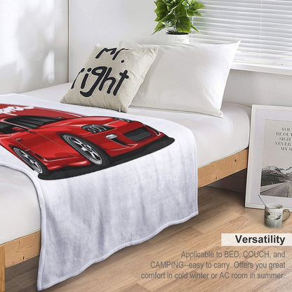 Supra MK-4 Red Candy Throw Blanket