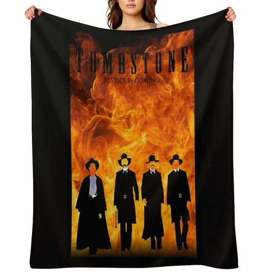 Tombstone FIRE Throw Blanket