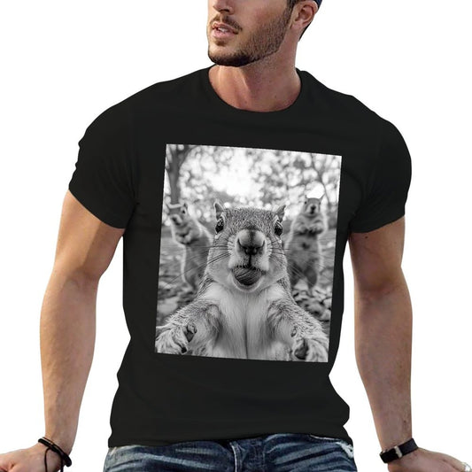 Cute Squirrel Selfie T-Shirt