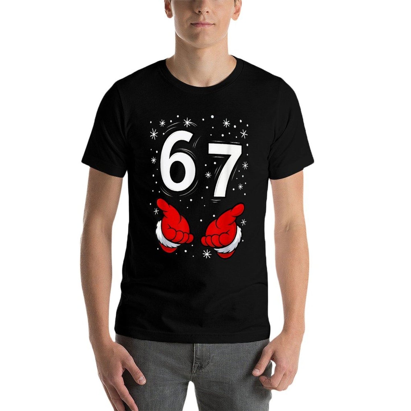 Funny Santa 6 7 Meme Six Seven Christmas 67 Italian Brainrot  Quick-drying T-Shirt