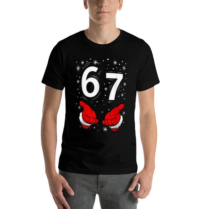 Funny Santa 6 7 Meme Six Seven Christmas 67 Italian Brainrot  Quick-drying T-Shirt