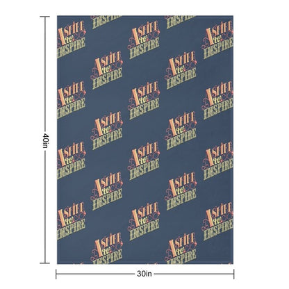 Aspire to Inspire Throw Blanket